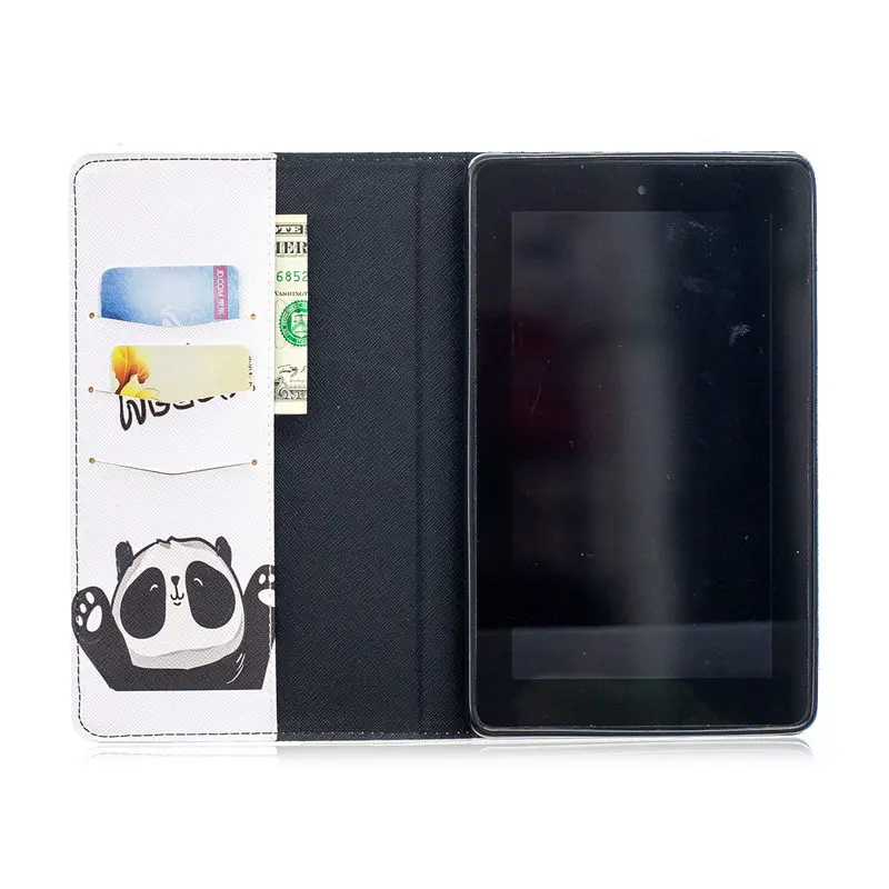 Кожаный чехол из ТПУ с 3D принтом для Amazon Kindle Fire 7 2019 планшета 2017 + пленка