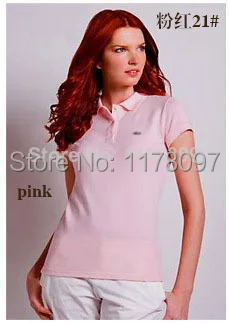 The fashion women T shirt casual short-sleeved t-shirt lapel Pique short sleeve more colors 5pcs | Женская одежда
