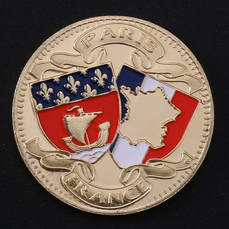 Commemorative Coin Paris Tower Building Collection Arts Gifts BTC Bitcoin Alloy | Спорт и развлечения