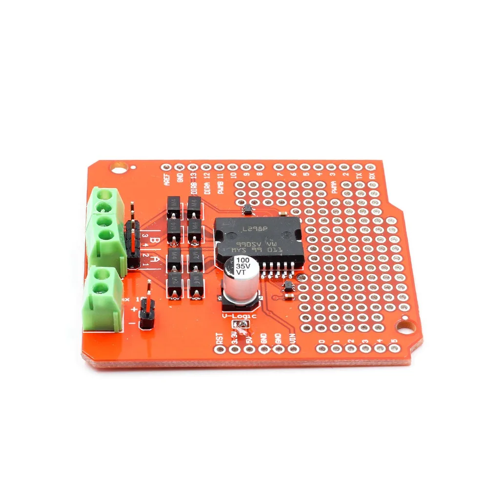 L298P AVR LPC STM32 UNO MEGA 2A щит драйвера двигателя для Arduino|Интегральные схемы| |