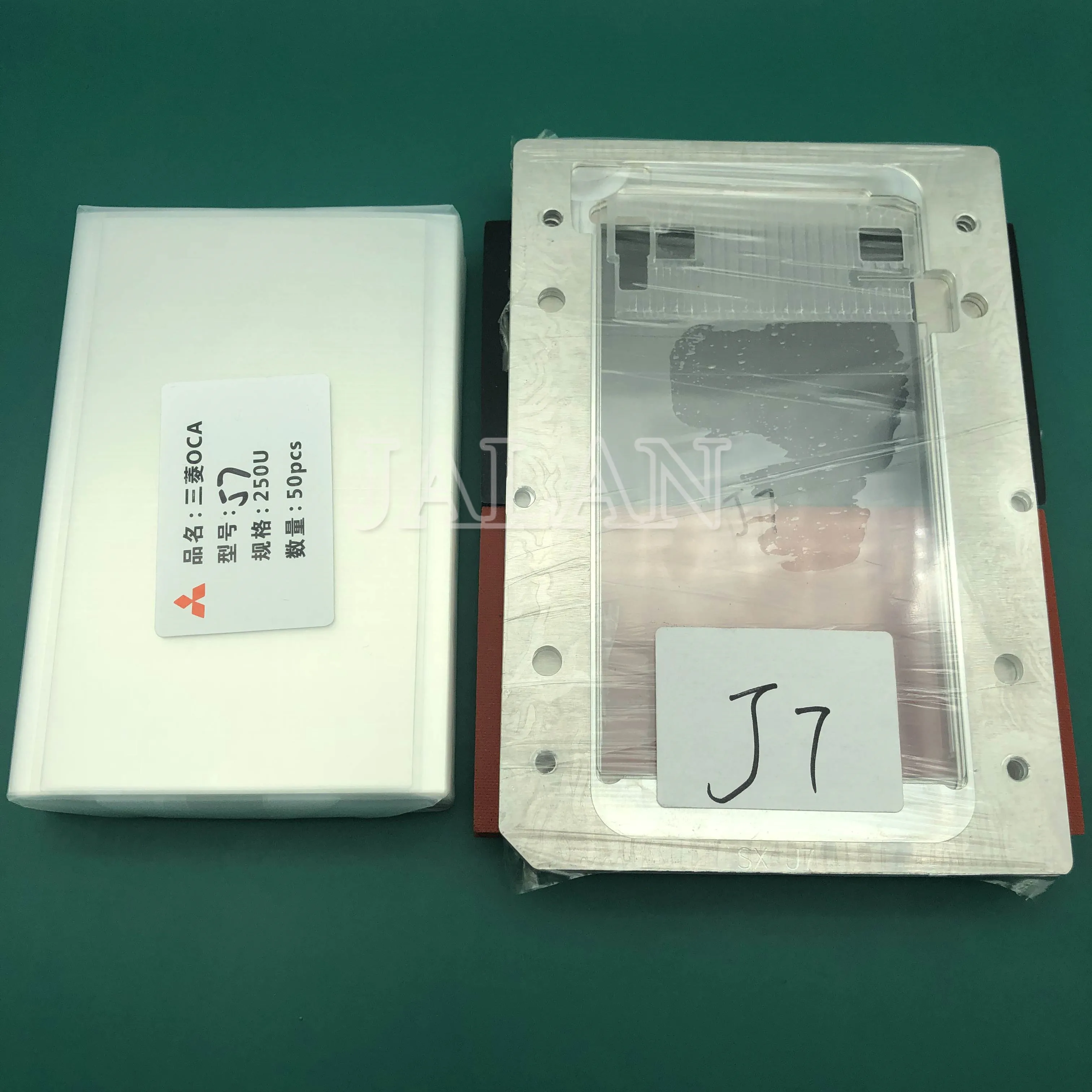 

YMJ laminating mold for Samsung J7 2018 2017 touch screen glass OCA sticker lcd repair laminating machine