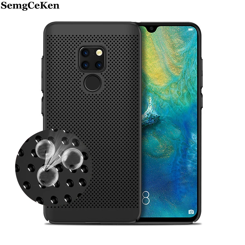 SemgCeKen чехол для huawei mate 20 X pro lite huawey MATE20X mate20lite mate20pro дышащий сетчатый излучающий на