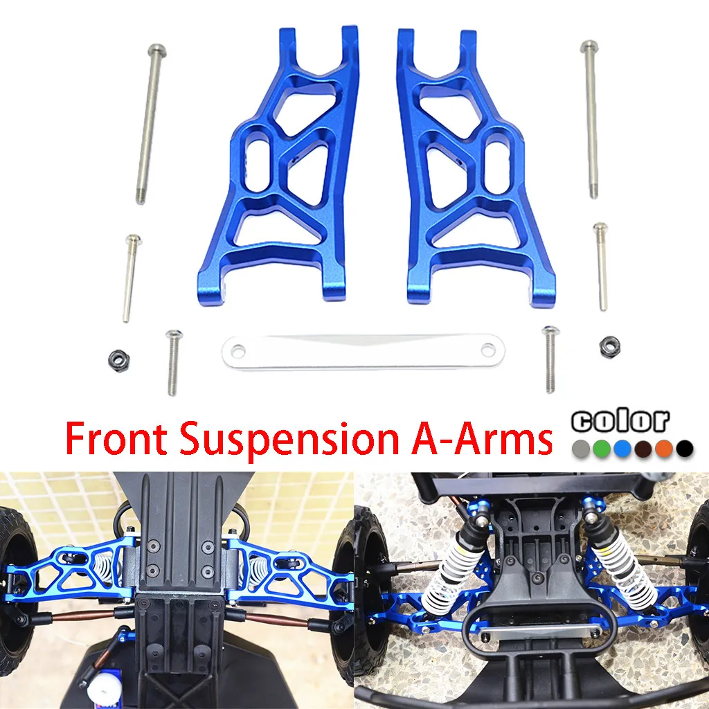 Детали модели для Traxxas алюминиевая передняя подвеска A arm 1/10 slash 2WD RC автозапчасти