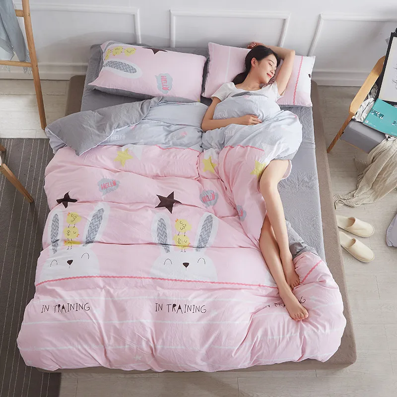 Новинка 2017 набор пододеяльников в стиле животного простыней из полиэфирного