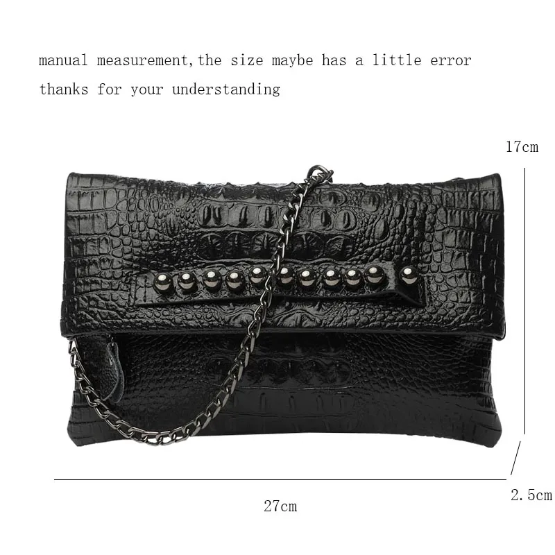 Европейский стиль клатч кошелек натуральная кожа верх заклепки Декор складной