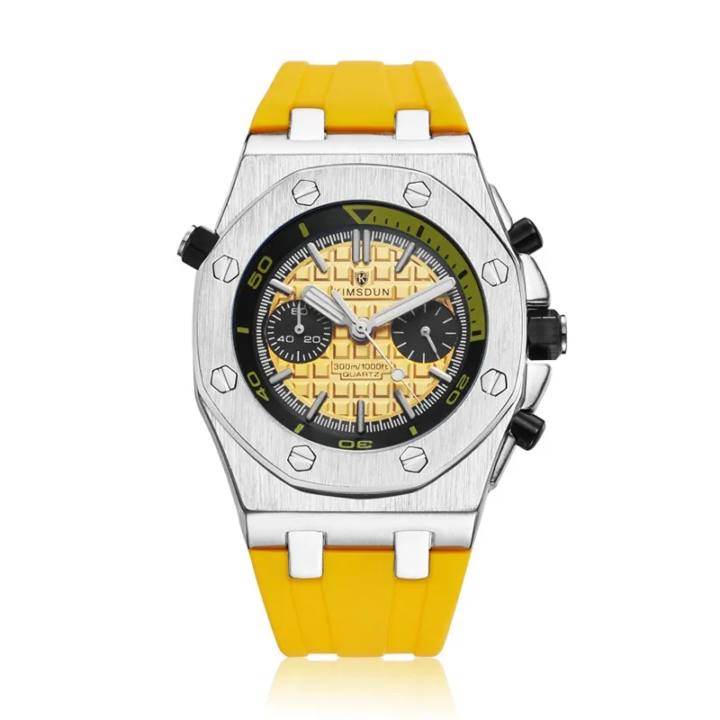 KIMSDUN роскошные брендовые часы мужские Montre Homme все вспомогательные циферблаты для