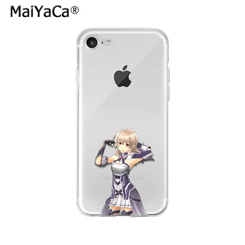 MaiYaCa аниме меч искусство онлайн ТПУ мягкий чехол для телефона Apple iPhone 8 7 6 6S Plus X XS MAX