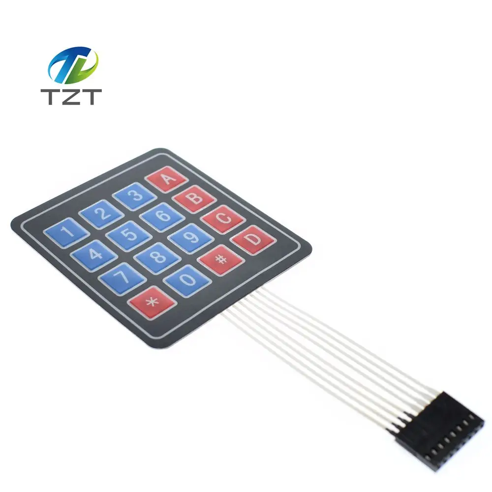 1 шт. 16 клавиш 4x4 мембранная переключаемая клавиатура 4 4*4 матричная | Электронные