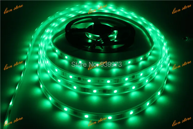5 м ws2811 50 ICs 5050 цифровая RGB полоса 150 Led IP67 трубка Водонепроницаемая 12V Светодиодная