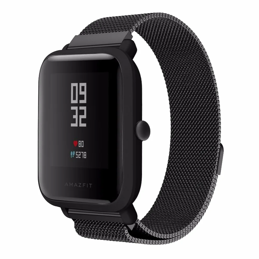 Для Xiaomi Huami Amazfit BIT PACE Lite Молодежные ремни металлический браслет из нержавеющей стали сменный ремешок для samsung gear sport S2