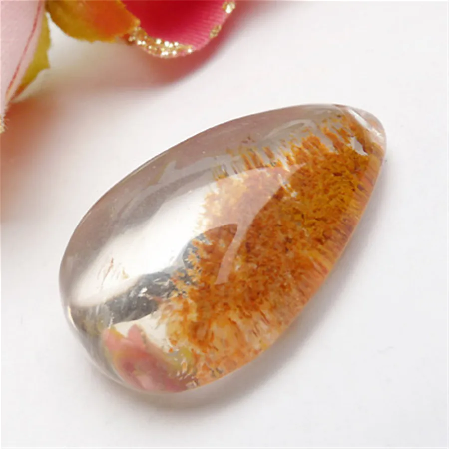 Женское модное ювелирное ожерелье с прозрачной подвеской в виде капель из