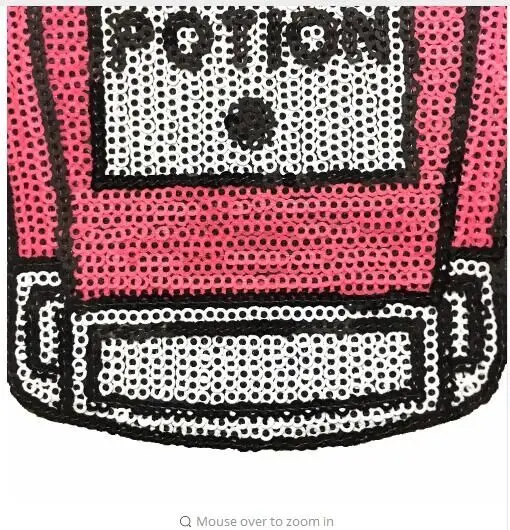 DD 2psPink Приворотное зелье духи BottlePatches для одежды термотрансфер патч термо плавкая