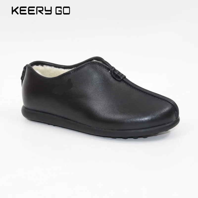 

Mother's shoes classic factory direct sell cowhide + inside all wool women's shoes, soft, comfortable and warm 35-41