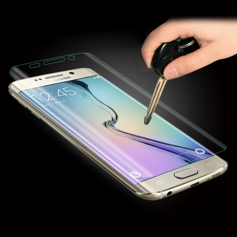 Лидер продаж! Кристально чистый 3D изогнутые Экран Щит пленка для samsung Galaxy S7