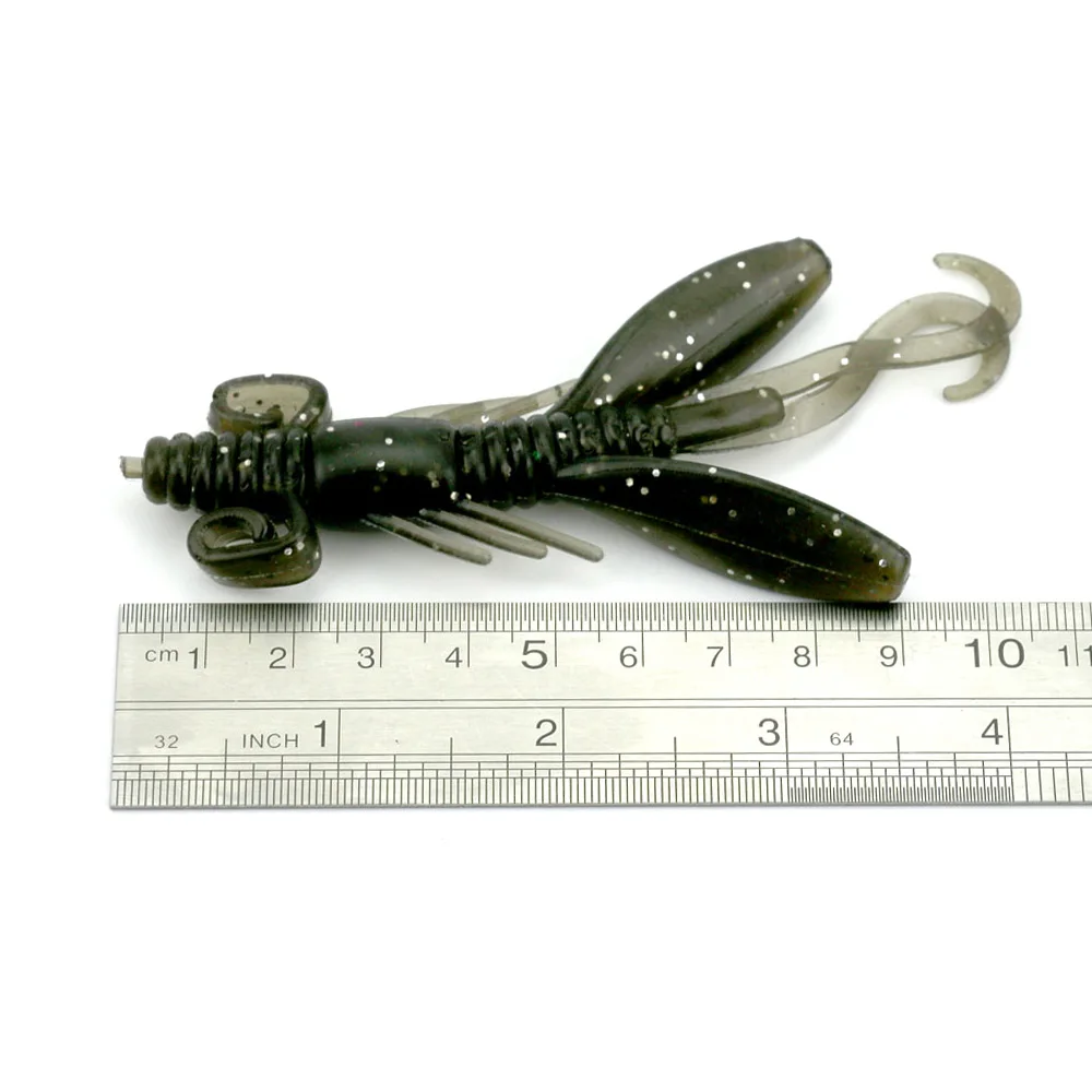 2pcs Cricket Soft Lure 9cm 12g River Fishing Artificial Bait fishing Silicone | Спорт и развлечения