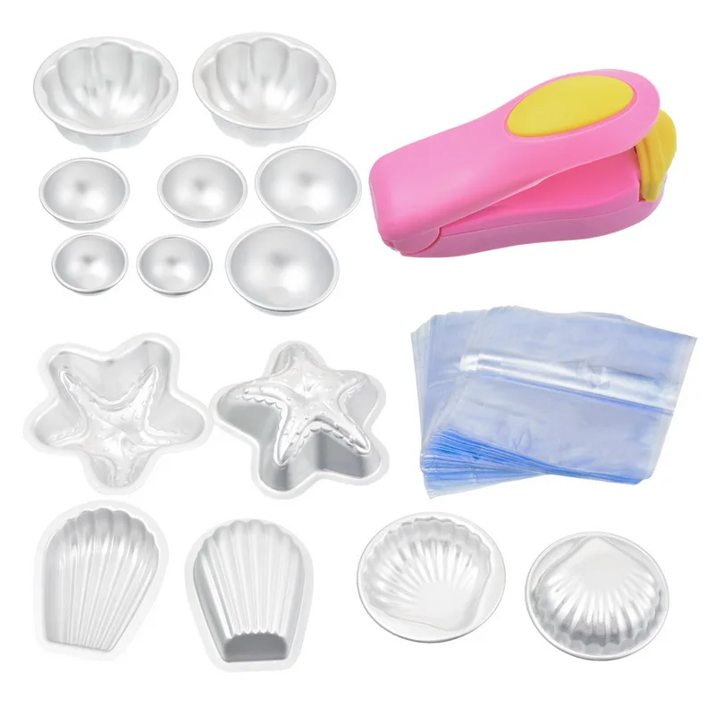 Ручная прессформа мыла с термоупаковочной машиной 100 шт Горячая пленка мешки