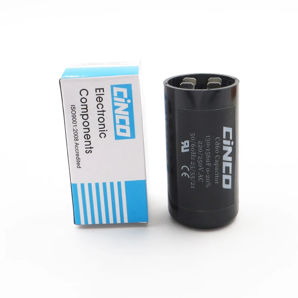 130 156 мкФ 220V 250V 275V CD60 моторный запускаемый конденсаторов на колесах Электрический