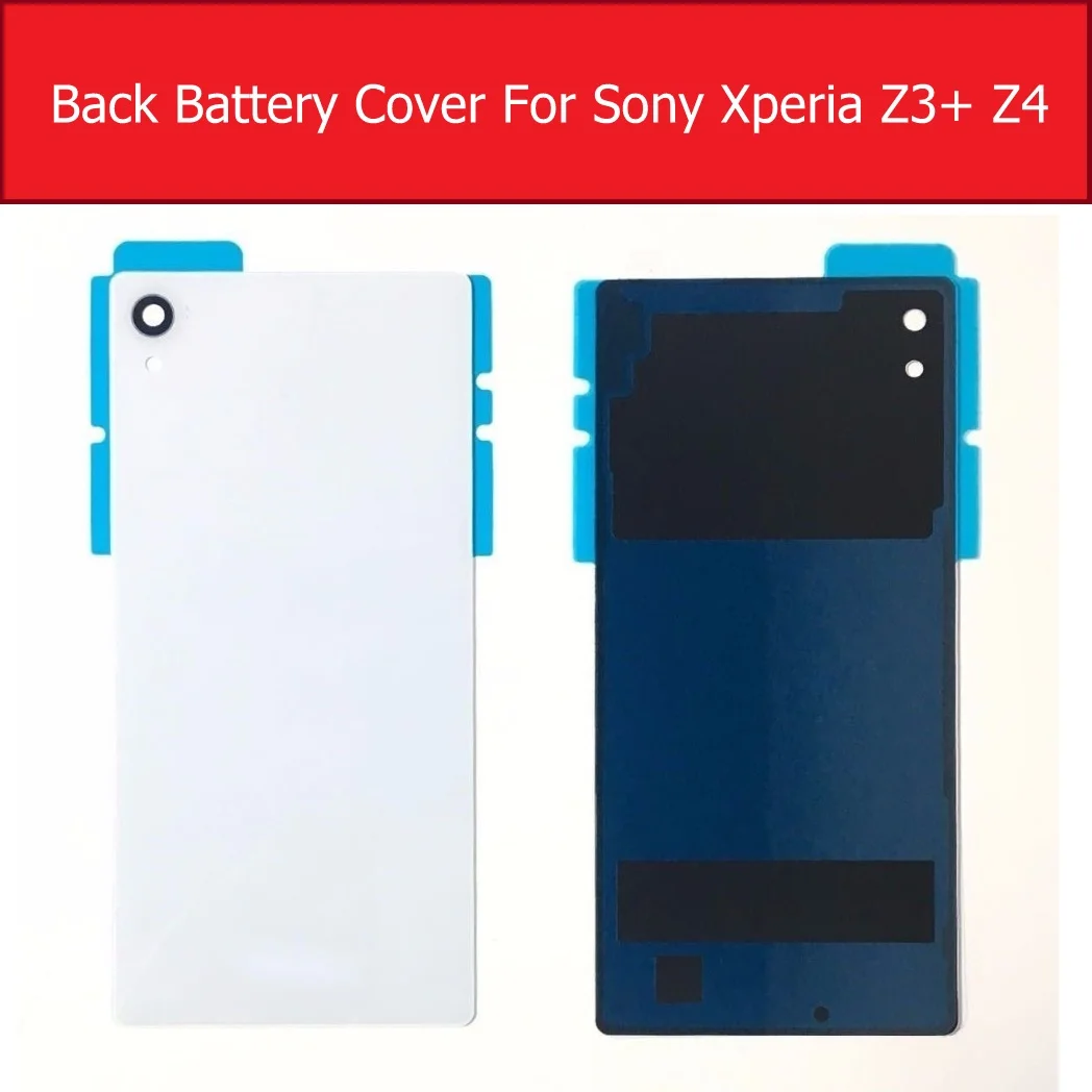 Задняя крышка батарейного отсека стеклянная для Sony Xperia Z4 Z3 +/Z3 Plus E6553 E6533 SO-03G чехол +