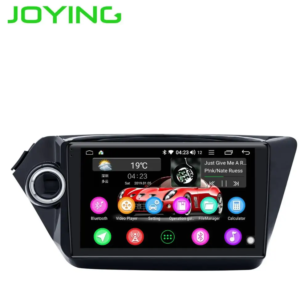 Радуясь ips android 8 1 автомобильный dvd gps навигатор для Kia k2 RIO 2010 2011 2012 2013 2014 2015 Радио