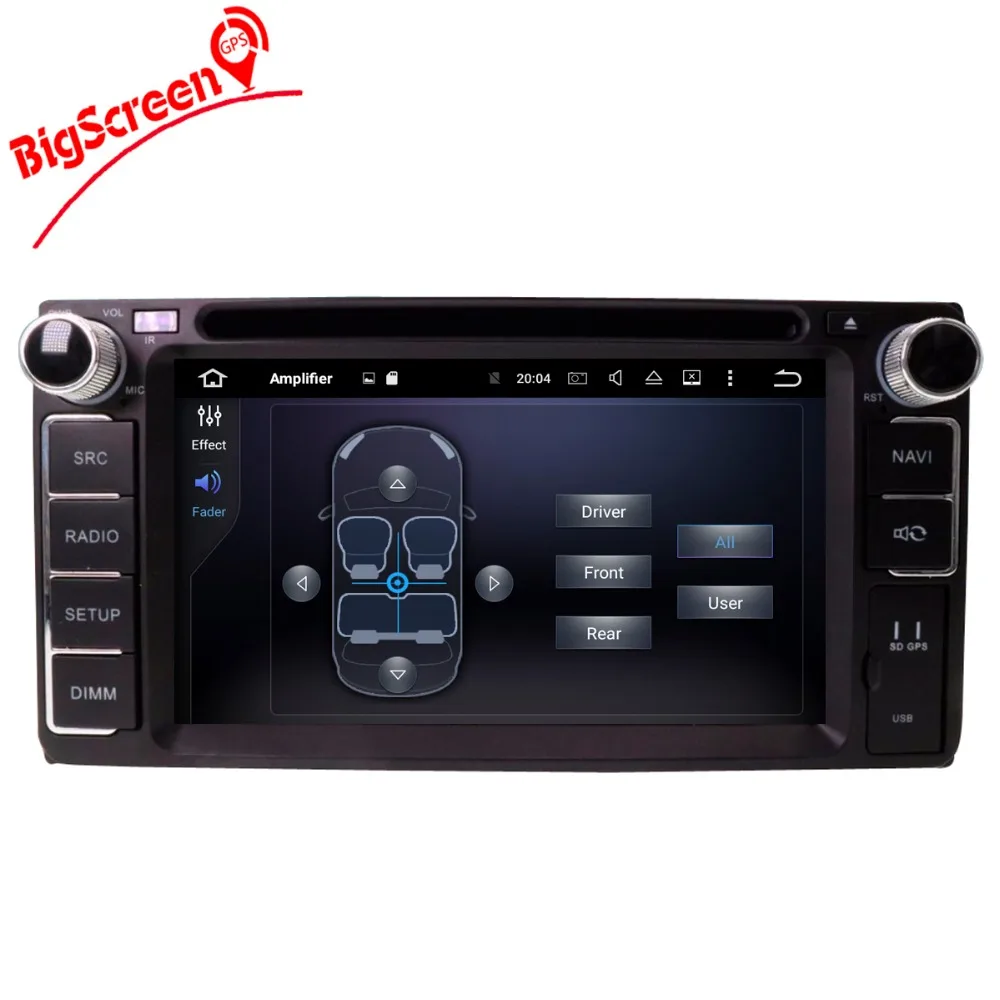Android7. 1 Android 200 автомобильный DVD-плеер GPS навигатор для Toyota большая часть 2DIN 100 *