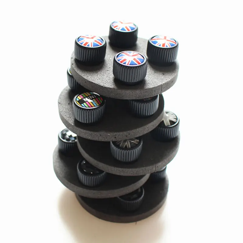 Мини F55 F56 R60 колеса автомобиля Шины Клапаны Нержавеющая сталь флаг металлические