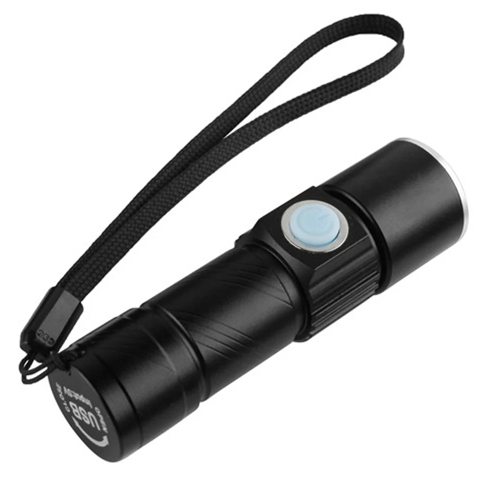 Дропшиппинг CZK20 USB светодиодный удобный фонарик перезаряжаемый Охота Мини Lanterna 3
