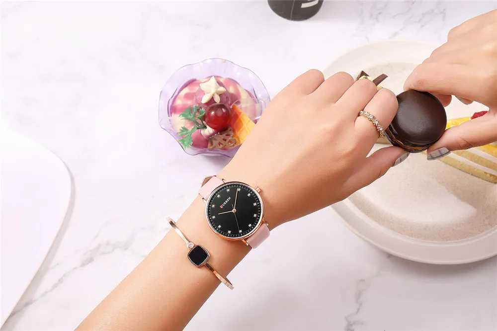 CURREN simple style women watches luxury fashion quartz wristwatches drop shipping ulzzang brand woman clock montre femme | Наручные часы