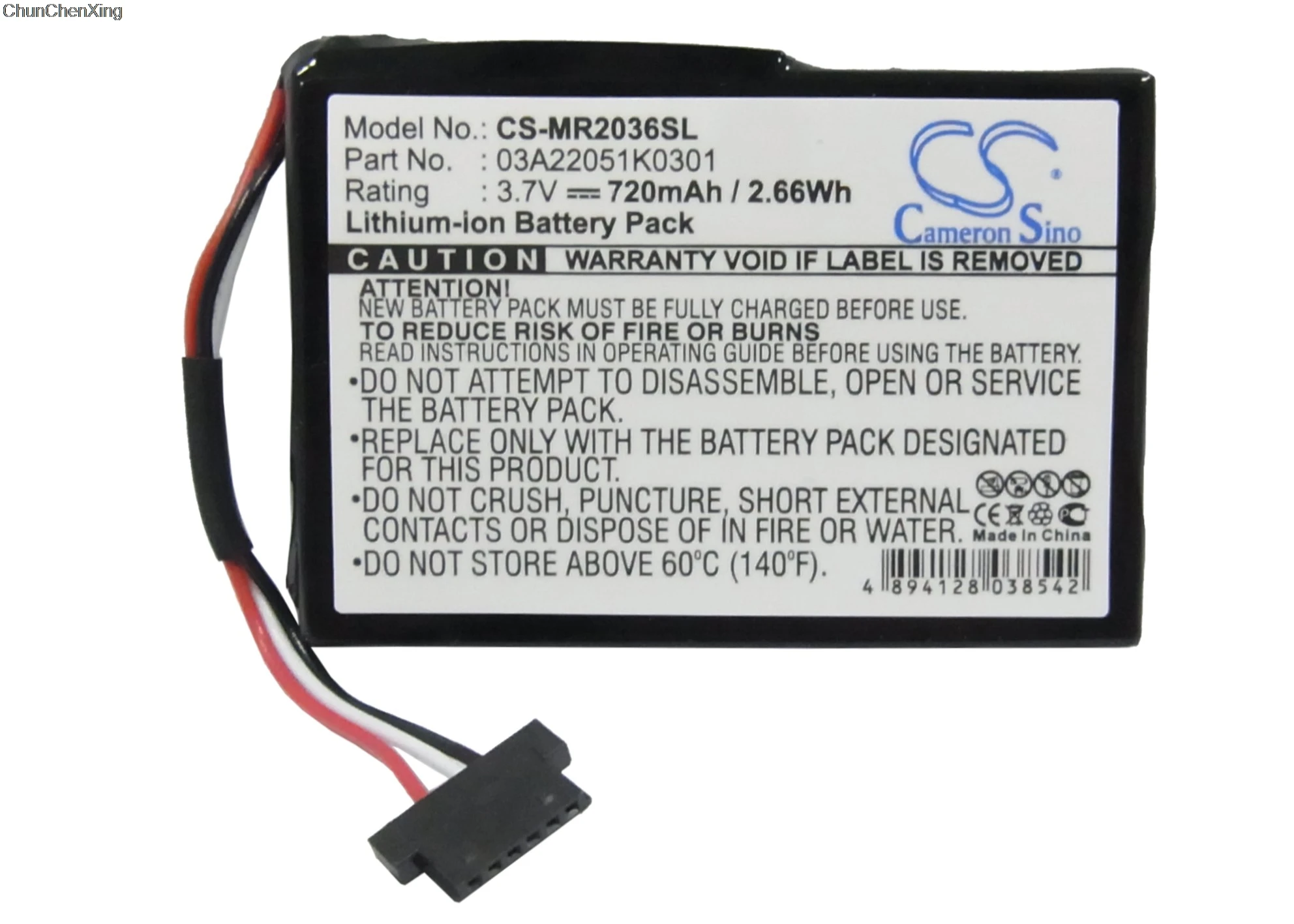 Аккумулятор Cameron Sino 720mAh 03A22051K0301 для Magellan RoadMate 2035 2036 MU|Цифровые аккумуляторы| |