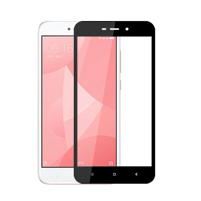 Защитное стекло для экрана ksio mi redmi 4x для xiaomi xia mi red mi 4a закаленное x4 xio mi 4 xao mi a4 armor redm shield - Цвет: Black
