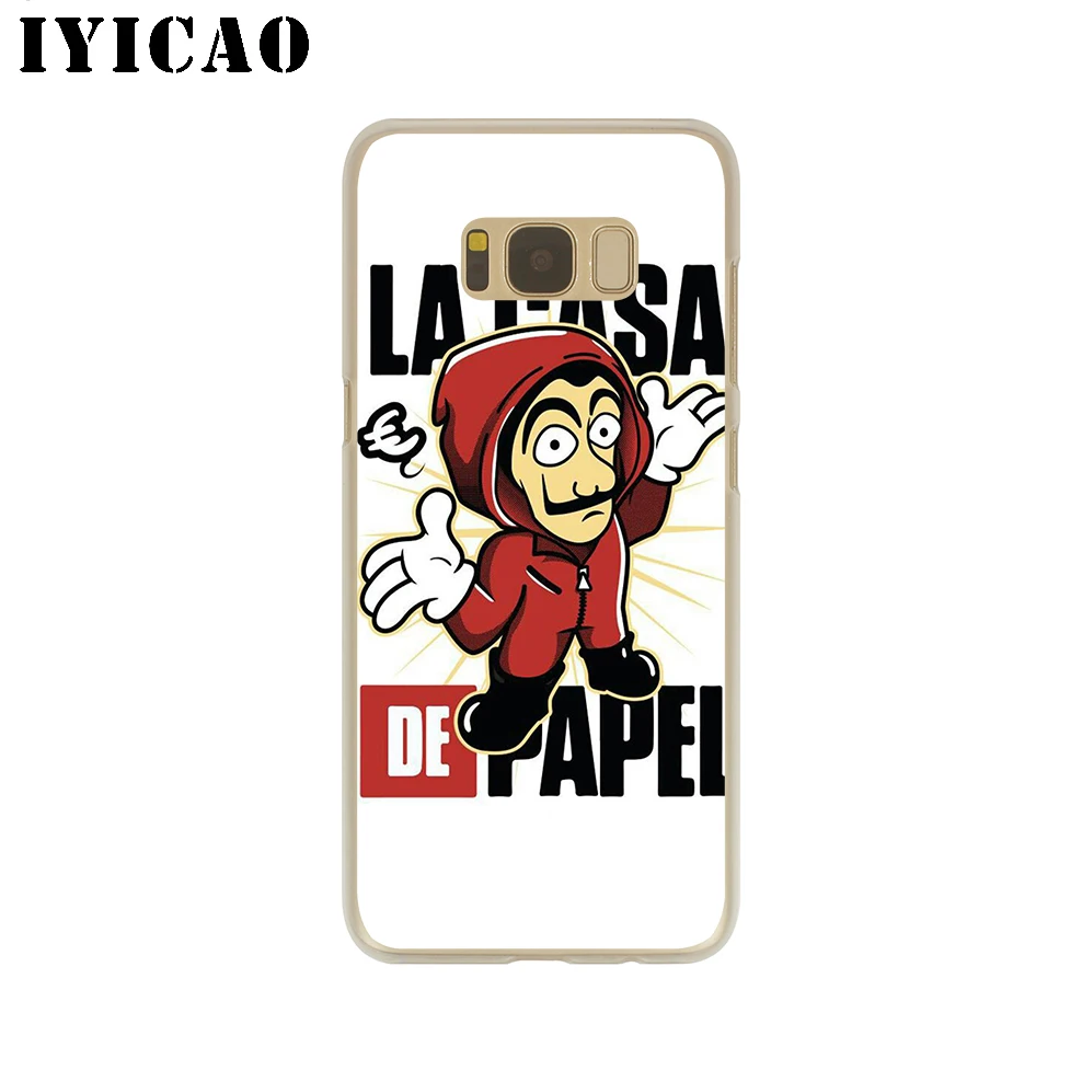 IYICAO La Casa de papel жесткий чехол для Samsung Galaxy S10e S10 S9 S8 Plus S6 S7 Edge Note 9 8 10 | Мобильные