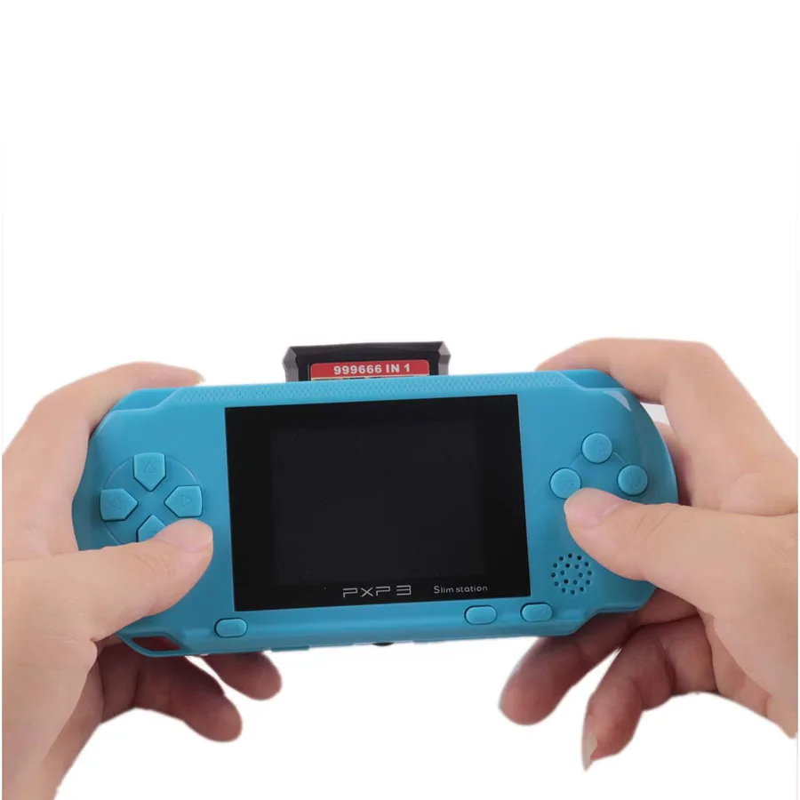 JRGK портативная игровая консоль для детей видеоигр с 2 ручными игровыми картами PXP3