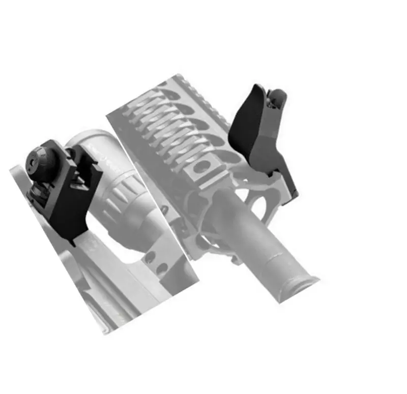 

Tactical Rifle gun accessories AR15 metal rapid transiti sight set Front and Rear scope sights