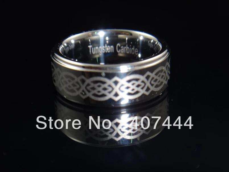 Кольцо из карбида вольфрама для мужчин и женщин удобное свадебное кольцо с милым