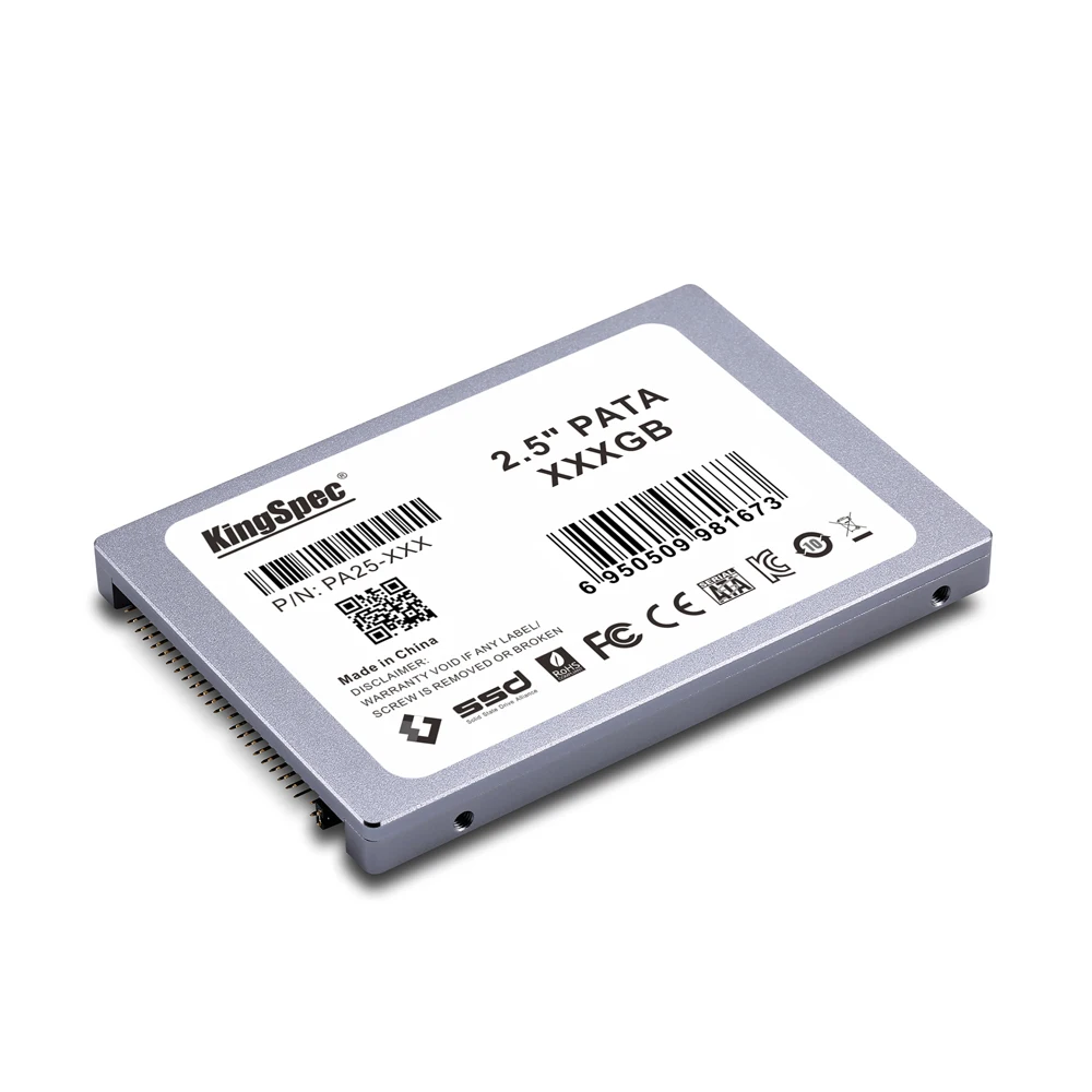 PA25-128 Kingspec 2.5 "IDE 120 ГБ 128 PATA SSD твердотельный диск 44 pin для IBM T41 T43/Dell D610 Бесплатная