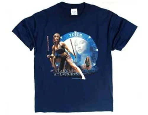 Звездные ворота Atlantis сериал Teyla рисунок и футболка классная Повседневная pride