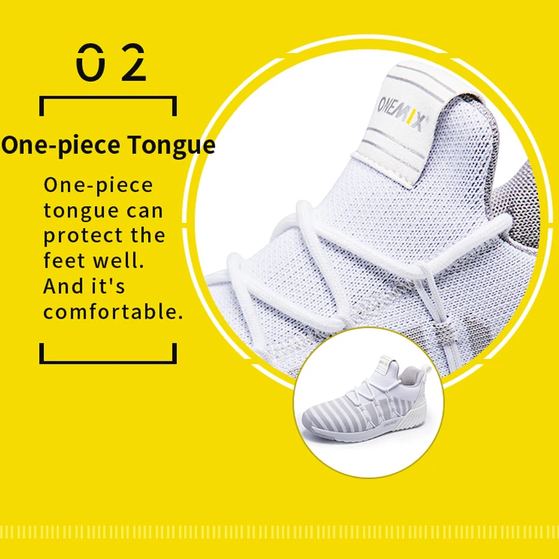 ONEMIX Women Running Shoes Sneakers Comfortable Knitting Sports Shoes White Increasing Height Platform Casual Shoes for Women