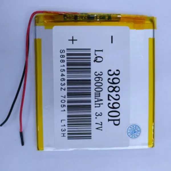 

Packet 3.7V polymer lithium battery 368290 3600mAh