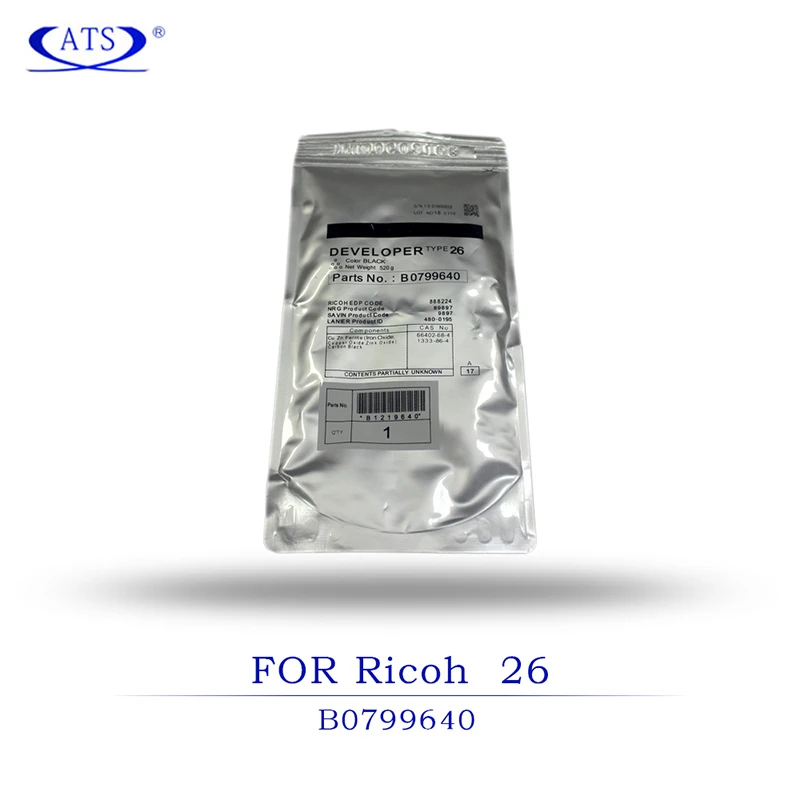 Черный порошок разработчика 2 шт./лот для Ricoh Aficio B079 9640 480 0158 AF 2035 2045 3035 3045 2035E 2035G 2035S