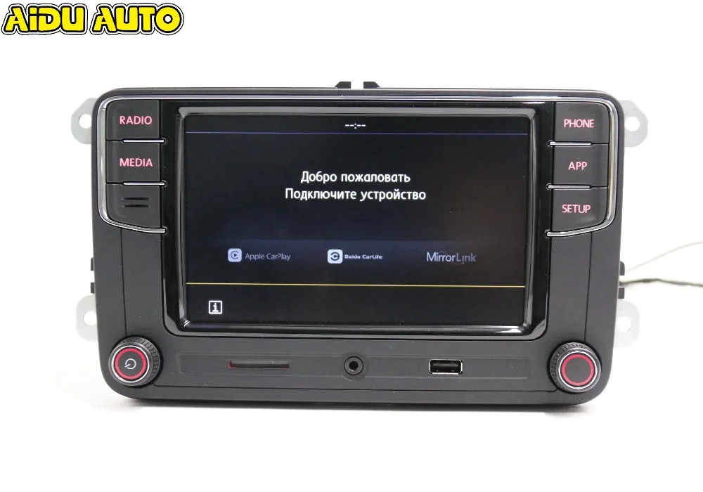 Немецкий Русский Турецкий язык RCD330 Plus CarPlay радио для VW Golf 5 Jetta MK5 MK6 CC Tiguan Passat B6 B7 Polo 6RD035187B