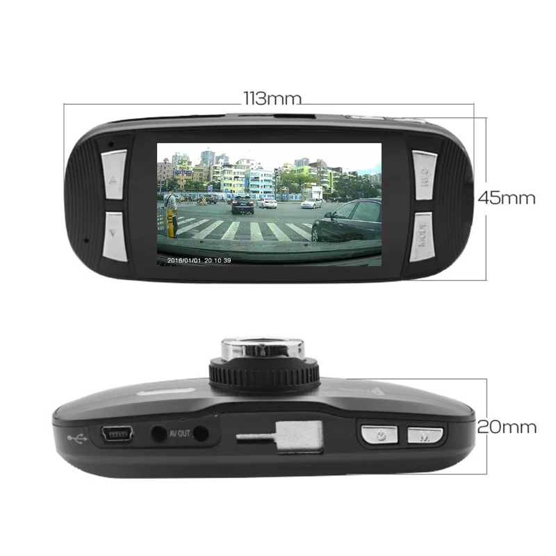 Ainina 2 7 дюйма Full HD 1080P ИК Ночное Видение 140 широкоугольная автомобильная