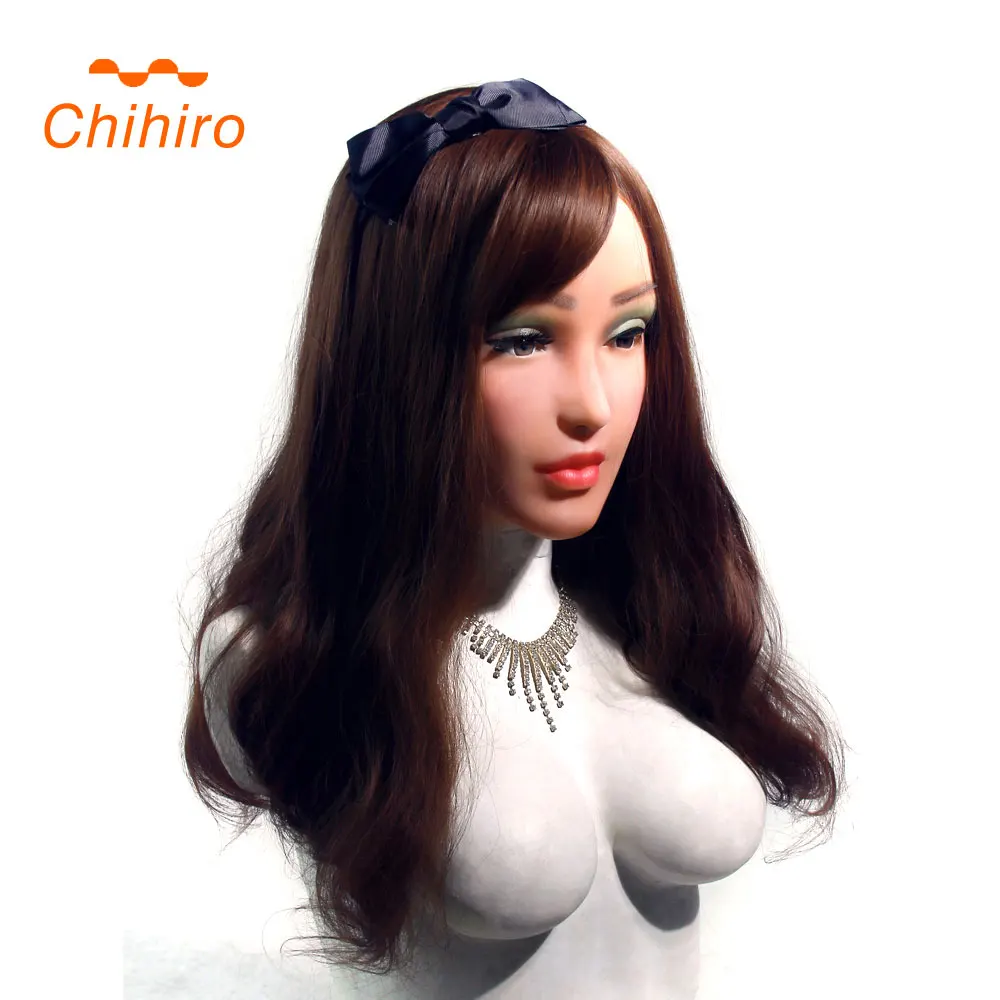 Chihiro лицо ангела силиконовая Реалистичная Женская кожа для Хэллоуина танцев