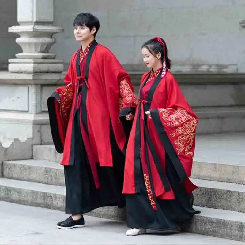 Hanfu винтажный китайский халат роскошный вечерний костюм платье на Хэллоуин для