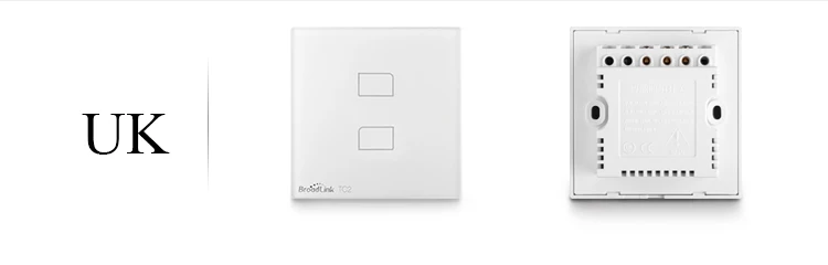 Broadlink TC2 US/AU 1/2/3 с Wi-Fi, Беспроводной настенный сенсорный светильник переключатель Панель IOS Android дистанционного Управление 110 V-240 V умный дом