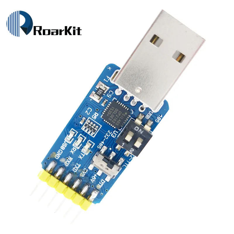Шесть многофункциональных последовательных модулей 6 в 1 CP2102 usb Поворотная ТТЛ