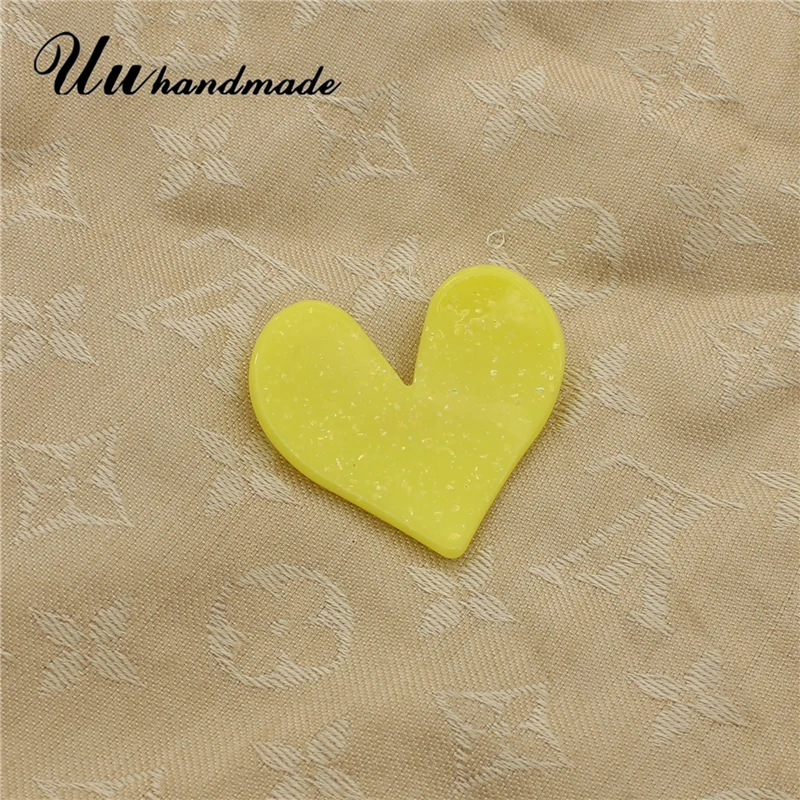 Брошь в форме сердца на булавке Акриловые броши Винтажная брошь лацкане