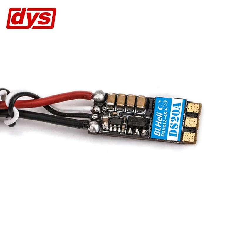 DYS DS20A 20amp BLHeli_S 2 4S ESC BB2 поддержка Dshot600 Dshot300 Dshot150 Oneshot42 для радиоуправляемой модели