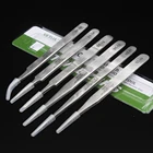 Набор пинцетов из нержавеющей стали VETUS TS-10, 2 шт.