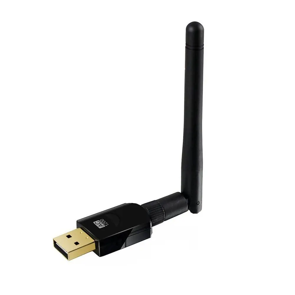 Беспроводной USB WiFi адаптер AC 1200 Мбит/с двухдиапазонный 2 4 ГГц/300 + 5 ГГц/867 антенной