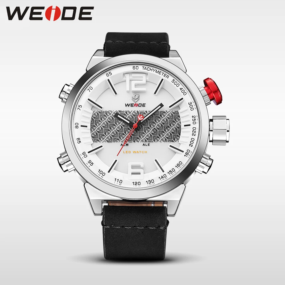 WEIDE Роскошные часы для мужчин спортивные светодиодные цифровой автоматический