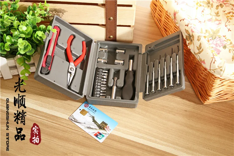 24 ШТ. бытовой многофункциональный набор инструментов оборудование